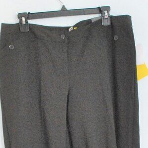 Studio 1940 Right Fit Melissa Straight Leg Slacks Plus Size 2 Average NWT